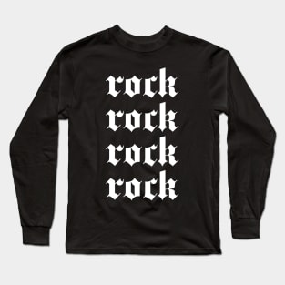 rock design Long Sleeve T-Shirt